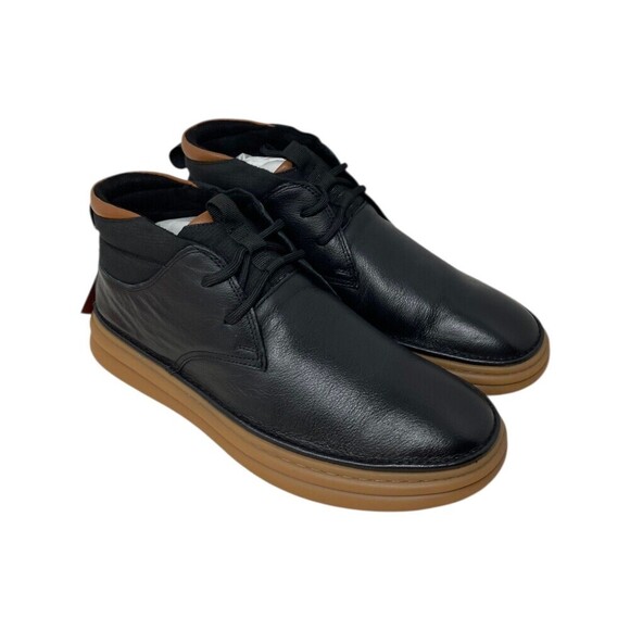 Stacy Adams Chukka Boot Men\'s Size 7 M Delson Black Leather Lace Up main image 5